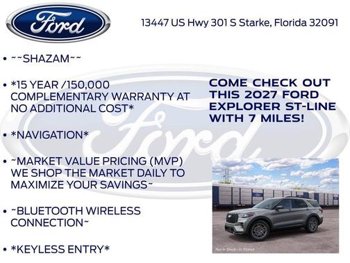 Carbonized Gray 2027 Ford Explorer ST-Line