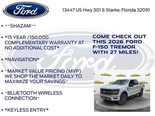 Avalanche 2026 Ford F-150 Tremor