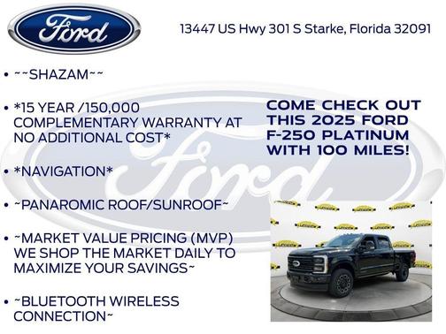 2025 Ford F-250 Platinum