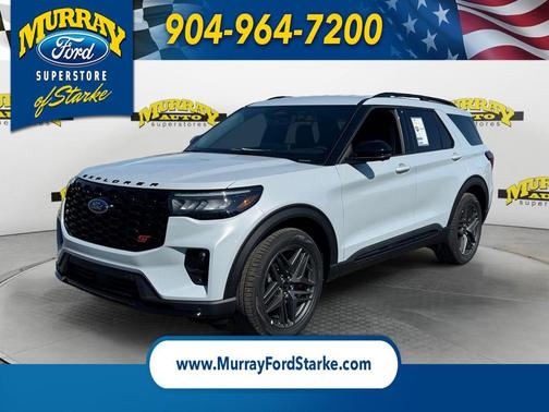 Space White Metallic 2026 Ford Explorer ST