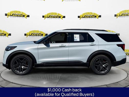 Space White Metallic 2026 Ford Explorer ST