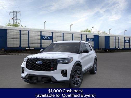 Space White Metallic 2026 Ford Explorer ST