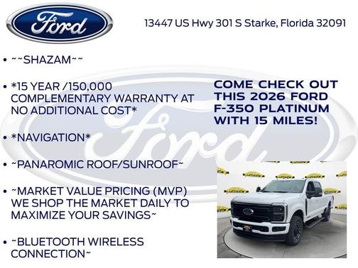 2026 Ford F-350 Platinum