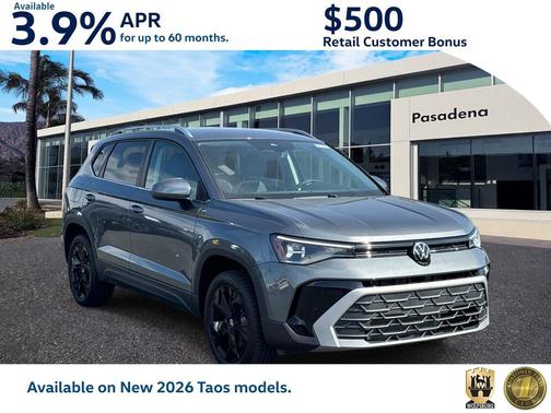 Gray 2026 Volkswagen Taos SE