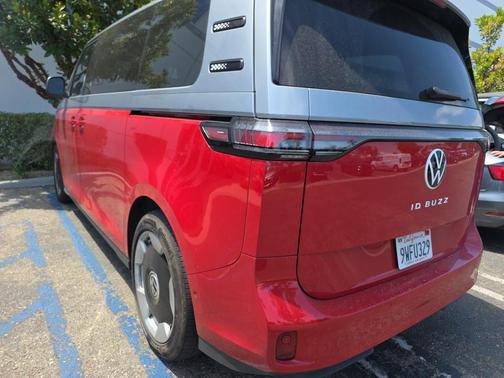 Cherry Red 2025 Volkswagen ID. Buzz Pro S