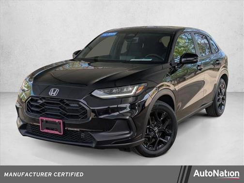 Black 2025 Honda HR-V AWD Sport