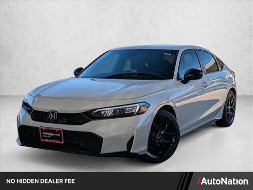 Platinum White Pearl 2026 Honda Civic Sport