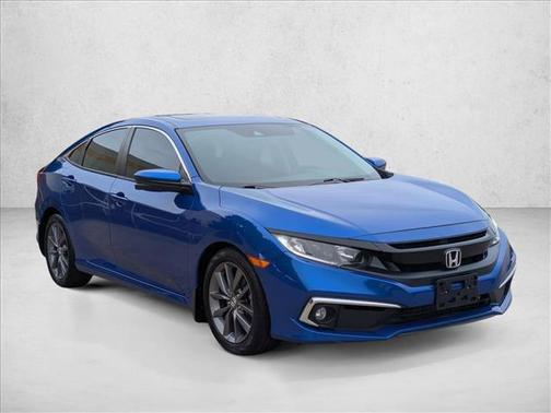 Aegean Blue Metallic 2020 Honda Civic EX