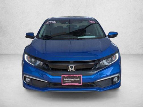Aegean Blue Metallic 2020 Honda Civic EX