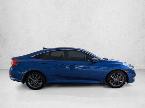 Aegean Blue Metallic 2020 Honda Civic EX