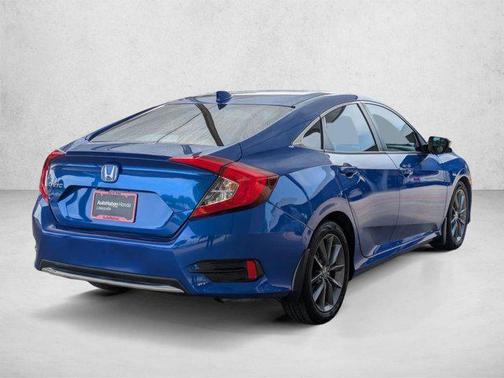 Aegean Blue Metallic 2020 Honda Civic EX