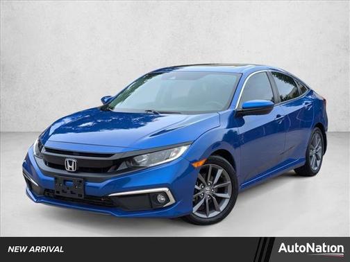 Aegean Blue Metallic 2020 Honda Civic EX