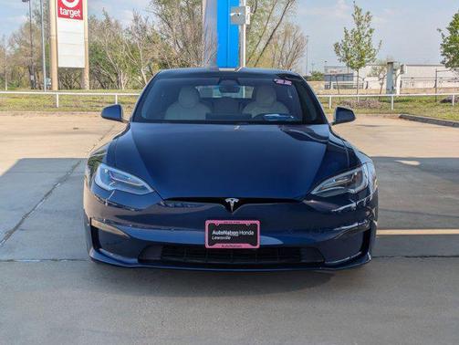 Blue 2022 Tesla Model S Dual Motor All-Wheel Drive