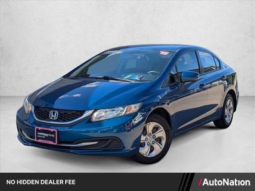 Dyno Blue Pearl 2015 Honda Civic LX