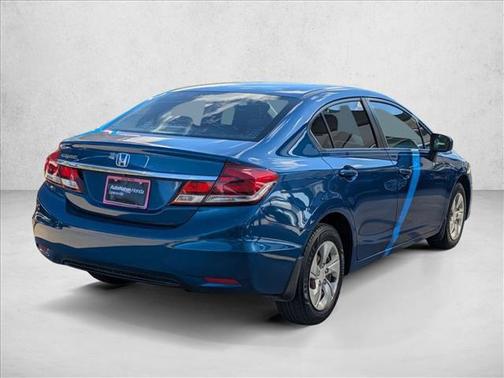 Dyno Blue Pearl 2015 Honda Civic LX