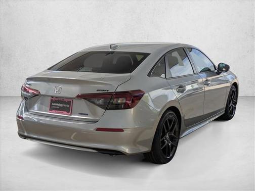 Solar Silver Metallic 2026 Honda Civic Hybrid Sport