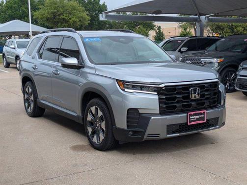 Solar Silver Metallic 2026 Honda Pilot Elite