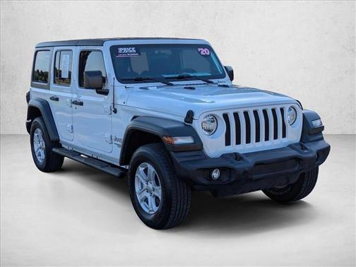 Bright White Clearcoat 2020 Jeep Wrangler Unlimited Sport