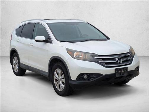 White Diamond Pearl 2013 Honda CR-V EX-L