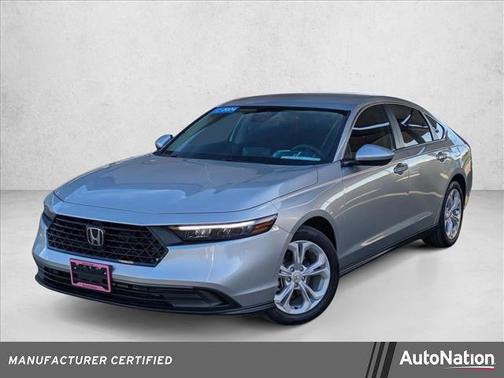 Solar Silver Metallic 2024 Honda Accord LX 1.5T