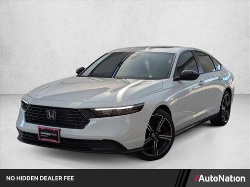 Platinum White Pearl 2026 Honda Accord Hybrid Sport