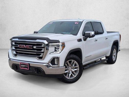 Summit White 2021 GMC Sierra 1500 SLT