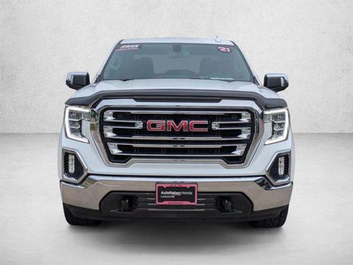 Summit White 2021 GMC Sierra 1500 SLT
