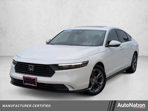 Platinum White Pearl 2023 Honda Accord Hybrid EX-L