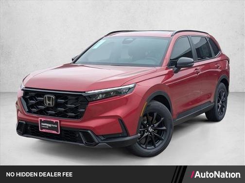 Radiant Red Metallic 2026 Honda CR-V Hybrid Sport-L FWD