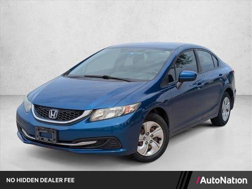 Dyno Blue Pearl 2015 Honda Civic LX