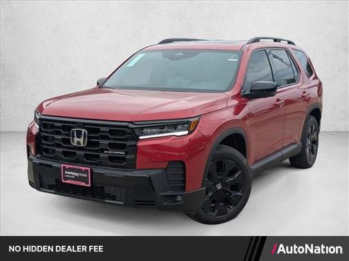 Radiant Red Metallic II 2026 Honda Pilot Black Edition