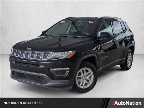 Diamond Black Crystal Pearlcoat 2018 Jeep Compass Sport