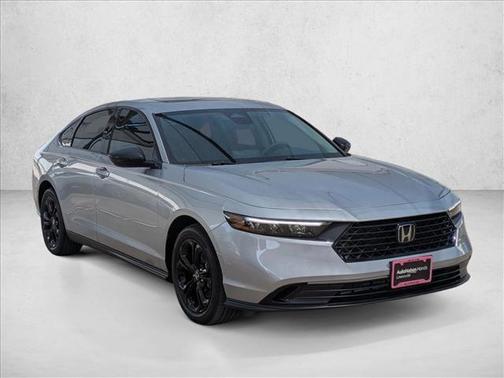 Solar Silver Metallic 2025 Honda Accord SE