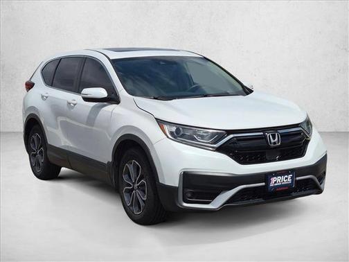 White 2021 Honda CR-V 2WD EX