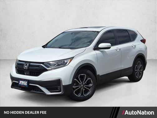 White 2021 Honda CR-V 2WD EX