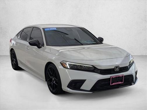 Platinum White Pearl 2023 Honda Civic Sport