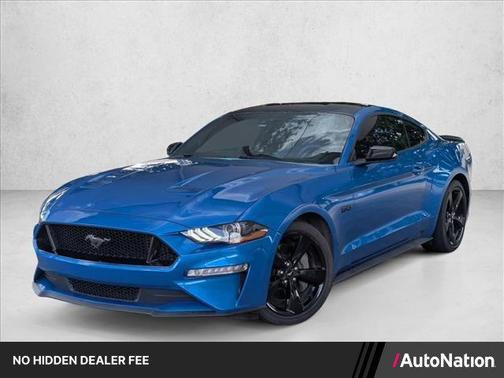 Velocity Blue Metallic 2021 Ford Mustang GT
