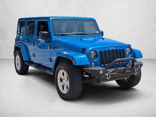 Hydro Blue Pearl Coat 2015 Jeep Wrangler Unlimited Sahara