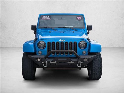 Hydro Blue Pearl Coat 2015 Jeep Wrangler Unlimited Sahara