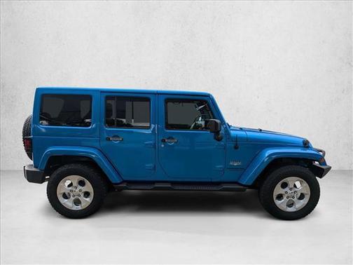 Hydro Blue Pearl Coat 2015 Jeep Wrangler Unlimited Sahara