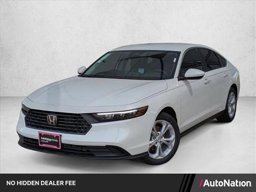 Platinum White Pearl 2026 Honda Accord LX 1.5T