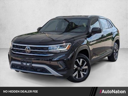 Deep Black Pearl 2022 Volkswagen Atlas Cross Sport 2.0T SE