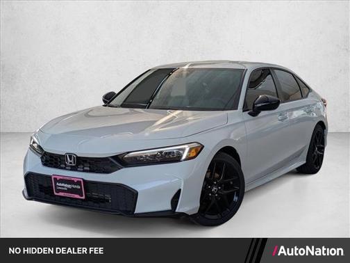 Platinum White Pearl 2026 Honda Civic Sport