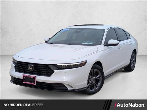 Platinum White Pearl 2025 Honda Accord Hybrid EX-L