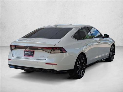 Platinum White Pearl 2026 Honda Accord Hybrid Touring
