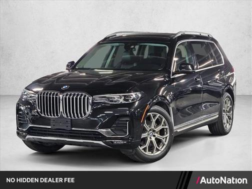 Black Sapphire Metallic 2021 BMW X7 xDrive40i