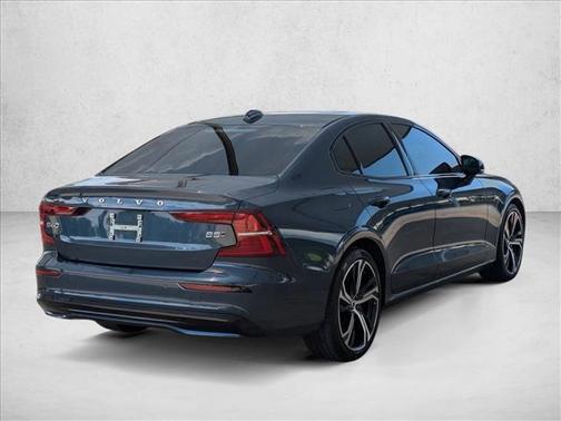 Blue 2024 Volvo S60 B5 Core Dark Theme