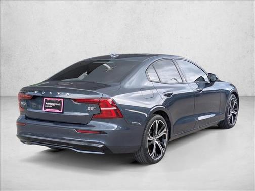 Blue 2024 Volvo S60 B5 Core Dark Theme