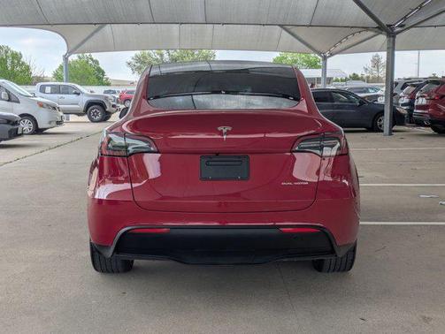 Red 2022 Tesla Model Y Long Range Dual Motor All-Wheel Drive
