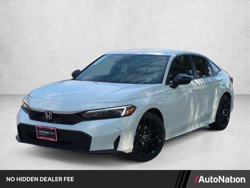 Platinum White Pearl 2026 Honda Civic Sport